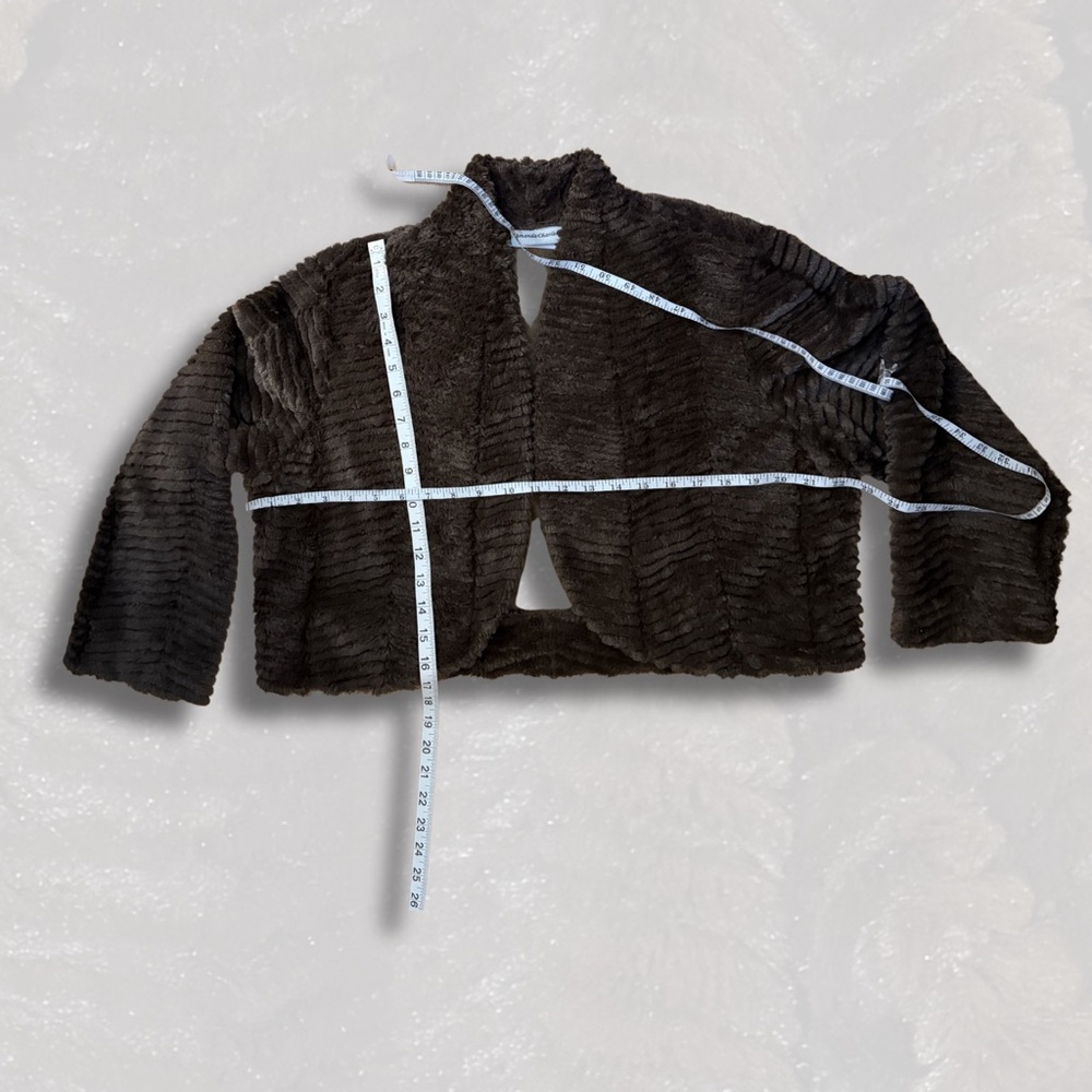 Chic Chocolate Teddy Jacket - Picture 3 of 5